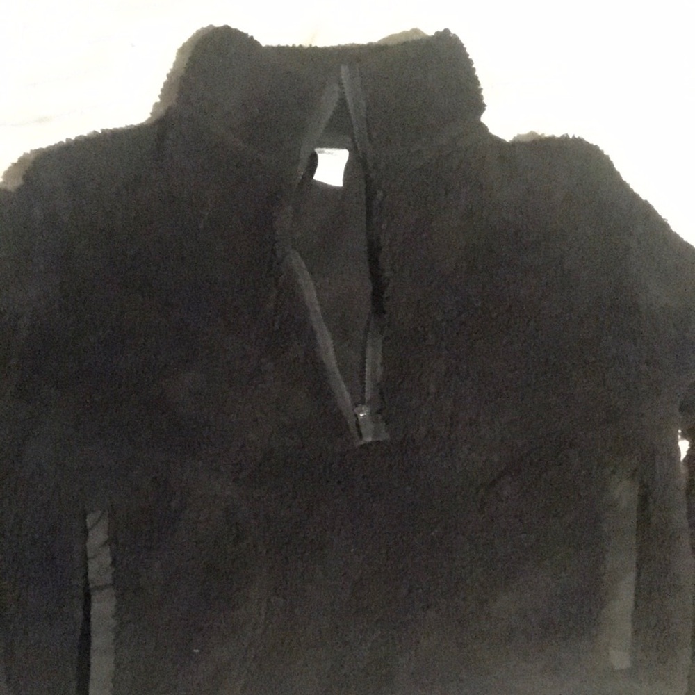 Cozy Black Fleece Pullover
